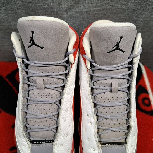 Size 11 Men Air Jordan 13 Retro ‘Grey Toe’ 2014 414571 126 - Picture 12 of 13